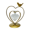 Vaso De Vidro Love Dourado - Tuut